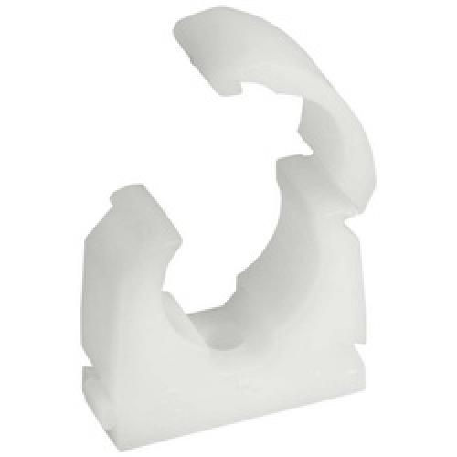 PLASTIC PIPE CLIP 22MM SINGLE HINGED TS22 TALON Twiggs